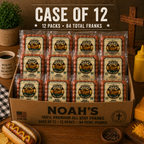 Noah’s 100% Premium All Beef Franks – Case Packs (7 Count • 6 or 12 Packs)