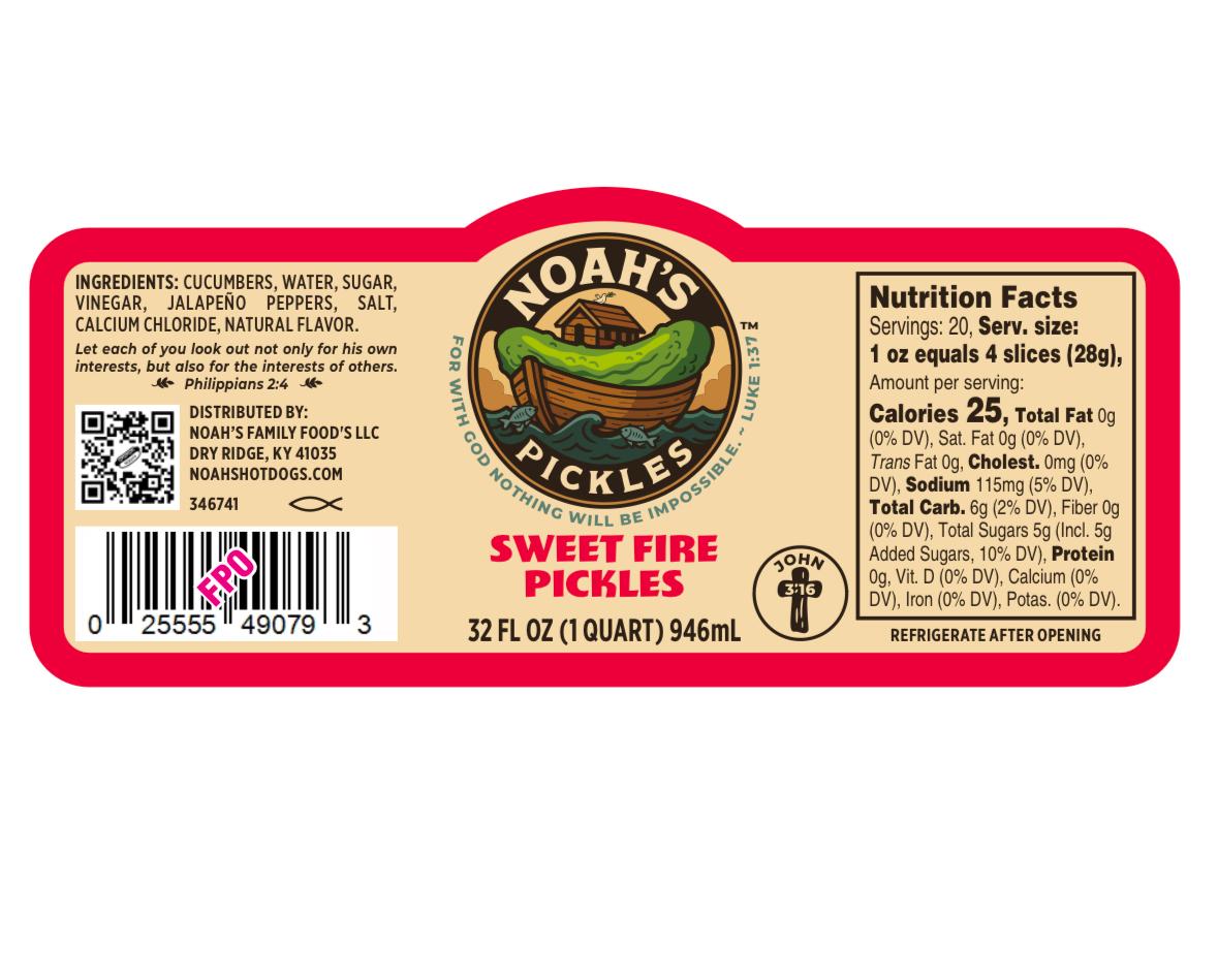 Noah’s Pickles – Gourmet Small-Batch Pickles (Multiple Flavors Available)
